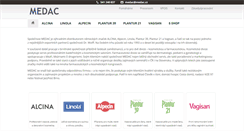 Desktop Screenshot of medac.cz