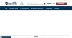 Desktop Screenshot of medac.es