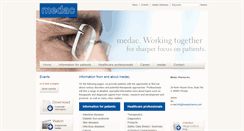 Desktop Screenshot of medac.de